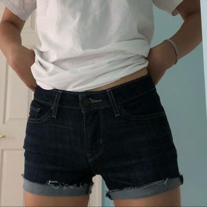 LEVI’S 712 Slim mid rise denim short